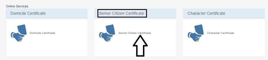 Senior Citizen certificate option