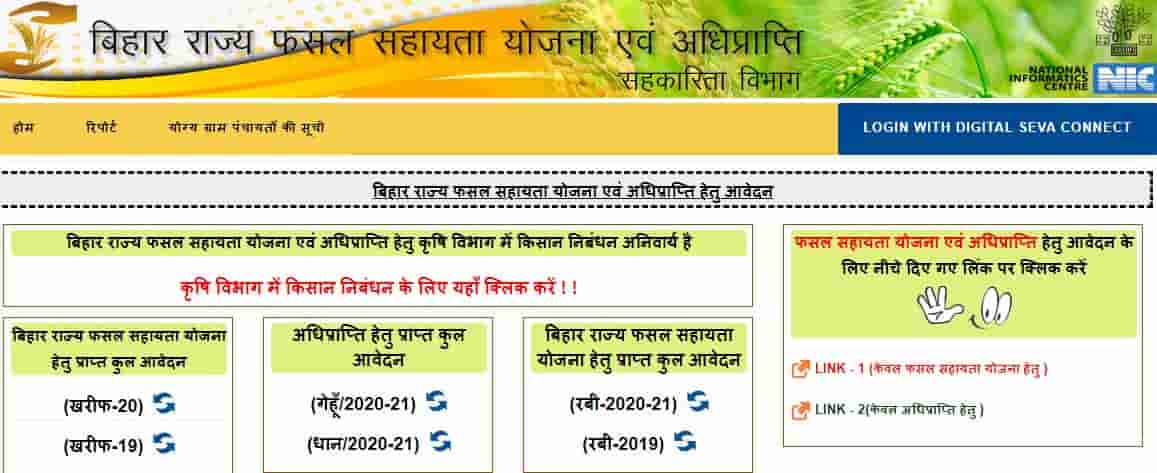 (ऑनलाइन आवेदन) | Bihar Rajya Fasal Sahayata Yojana 2021 | Online Pdf Form डाउनलोड करें