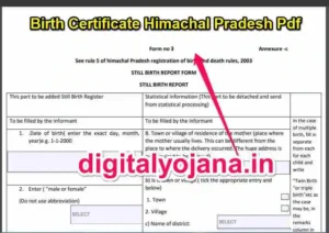 Birth Certificate Himachal Pradesh Pdf
